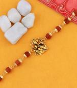 Bracelet    Rudraksh "Ganpati Ji" For Mens And Boys