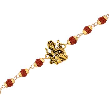Bracelet    Rudraksh "Ganpati Ji" For Mens And Boys 2