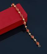 Gold Plated Beads Delicated  Bracelet   For Boys Men