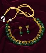 Antique Gold Plated Necklace Set