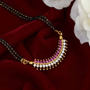 Delicated Royal Look CZ Mangalsutra 1