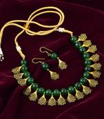 Antique Gold Plated Necklace Set