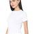 White Cotton stitched plain  Blouse