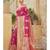 Rani Pink Party Wear Designer Karwa Chauth Saree with blouse