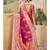 Rani Pink Party Wear Designer Karwa Chauth Saree with blouse