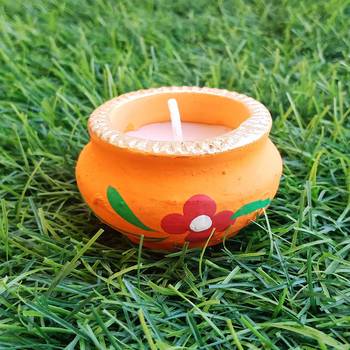 BK Creation Diya Set for Any Kind of Festival-Diwali | Matkii Shaped | Home Decoration | Multicolour (Set of 12 Pcs.) 4