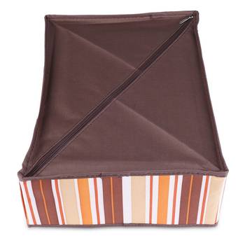 NFI essentials Foldable Cloth Standard Storage Box 16 slots Cube Basket Bins 3