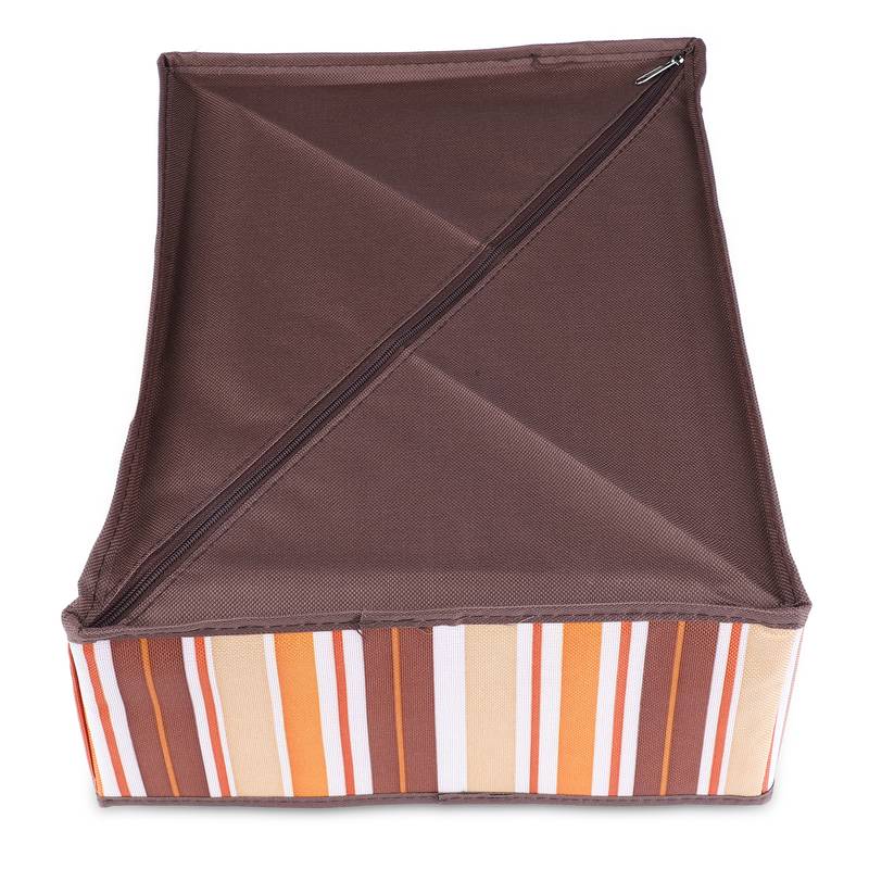 NFI essentials Foldable Cloth Standard Storage Box 16 slots Cube Basket Bins