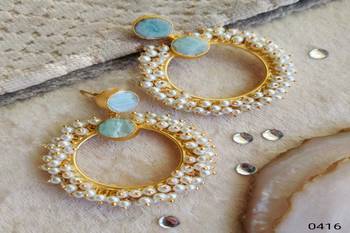 White earrings 1