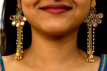 White earrings 1
