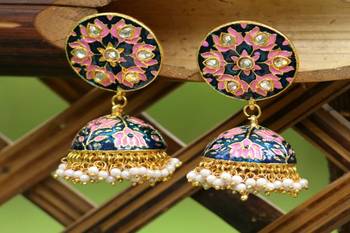 Pink earrings 1