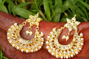 White earrings 1