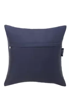 Rasta Collection by Mezposh : Matte Black Polyester Harlequin Quilted Cushion Cover (12x12in)