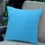 Rasta Collection by Mezposh : Cyan Polyester Harlequin Quilted Cushion Cover (12x12in)