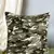 Mezposh Nomad Green & Multi Cotton Canvas Camouflage Print Cushion Cover (16"x16")