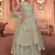 Grey embroidered net salwar