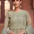 Grey embroidered net salwar