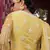 Yellow embroidered net salwar
