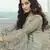 Grey embroidered net salwar