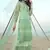 Green embroidered net salwar