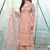 Pink embroidered net salwar