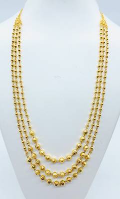 Yellow gold_plated Gold Brass   set of  pcs chain 1