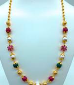 Yellow gold_plated Gold Brass   set of  pcs chain