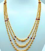 Yellow gold_plated Gold Brass   set of  pcs chain