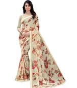 off white Georgette with blouse piece