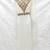 Off-white embroidered georgette fustan