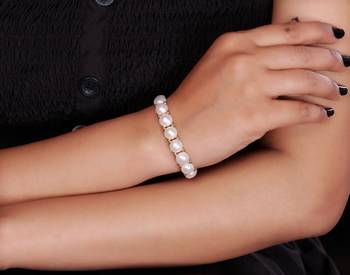 Real Natural Hyderabadi pearls Bracelet 1