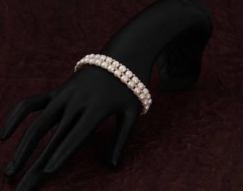 Real Natural Hyderabadi pearls Bracelet With Certificate 2