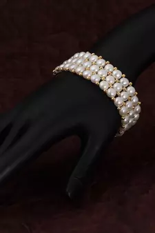 Real Natural Hyderabadi pearls Bracelet
