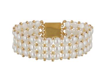 Real Natural Hyderabadi pearls Bracelet 3