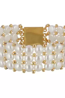 Real Natural Hyderabadi pearls Bracelet