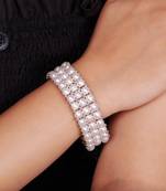 Real Natural Hyderabadi pearls Bracelet With Certificate