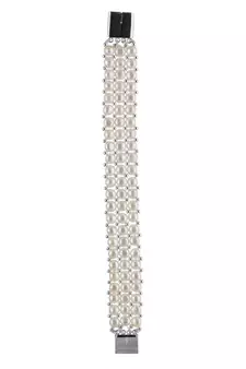 Real Natural Hyderabadi pearls Bracelet With Certificate