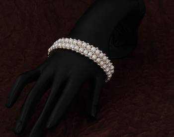 Real Natural Hyderabadi pearls Bracelet 1