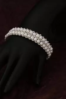 Real Natural Hyderabadi pearls Bracelet