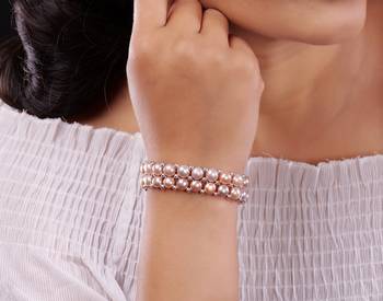 Real Natural Hyderabadi pearls Bracelet 1