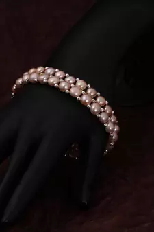 Real Natural Hyderabadi pearls Bracelet