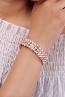 Real Natural Hyderabadi pearls Bracelet With Certificate