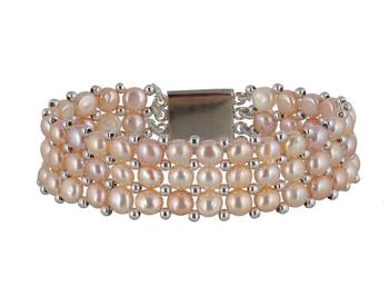 Real Natural Hyderabadi pearls Bracelet With Certificate 3