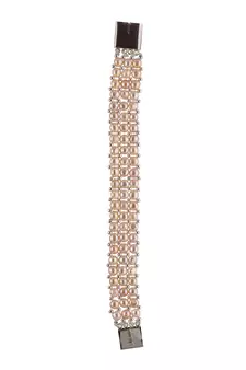 Real Natural Hyderabadi pearls Bracelet With Certificate