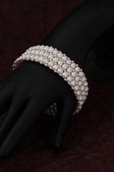 Real Natural Hyderabadi pearls Bracelet
