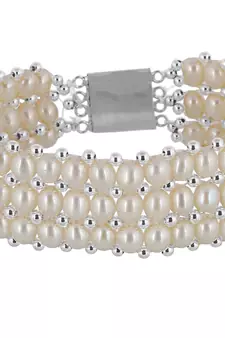 Real Natural Hyderabadi pearls Bracelet