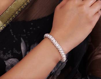Real Natural Hyderabadi pearls Bracelet 1
