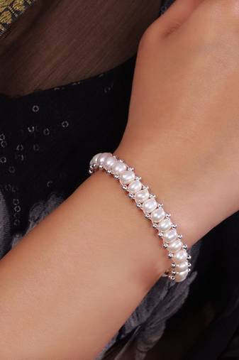 Real Natural Hyderabadi pearls Bracelet