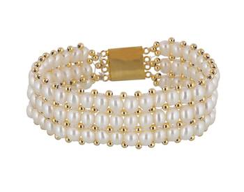 Real Natural Hyderabadi pearls Bracelet 3