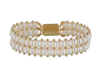 Real Natural Hyderabadi pearls Bracelet 3